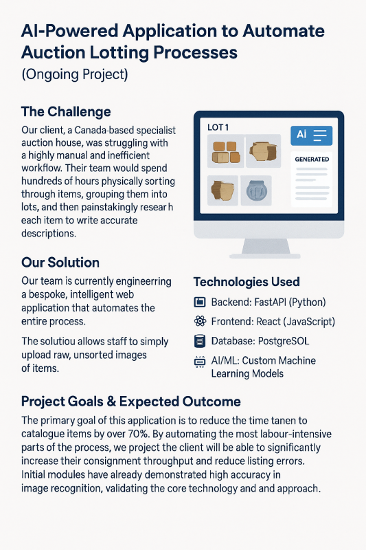 AI System for Auctioneers